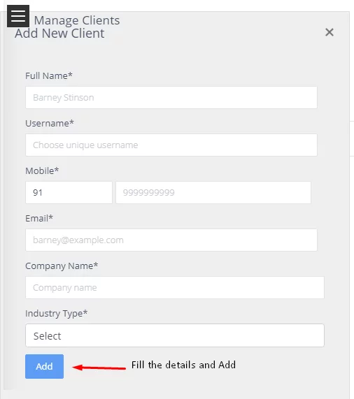 How to Add Clients Under Reseller Panel in C2sms